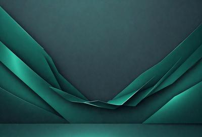 The primary subject of the image is a large, colorful mountain. The mountain is depicted in a digital art style, with a blue and green color scheme. The setting is a dark blue background, which contrasts with the vibrant colors of the mountain. The visual style gives the impression of a mountainous landscape, with the mountain taking up a significant portion of the image.