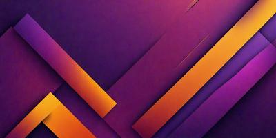 The primary subject of the image is a purple and orange geometric pattern. The setting is a purple background, and the visual style appears to be a digital art or illustration. The dominant colors in the image are purple and orange, creating a vibrant and lively atmosphere.