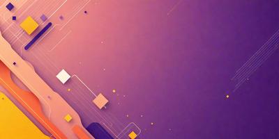 The primary subject of the image is a purple background with a few yellow dots scattered across it. The setting appears to be a digital art or illustration, as the colors and mood are vibrant and lively. The visual style is a mix of digital art and illustration, creating a unique and eye-catching design.