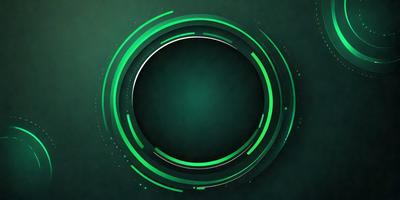 The primary subject of the image is a green circle, which is the main object, scene, or focus of the image. The setting/background is a green surface, and the visual style is digital art. The colors and mood of the image are predominantly green, creating a calm and serene atmosphere.