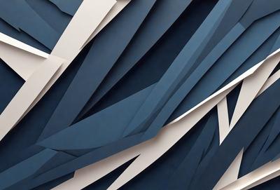 The primary subject of the image is a large, blue, and white wall with a patterned design. The setting is a room with a blue and white wallpaper, creating a visually striking and modern atmosphere. The visual style of the image is a combination of digital art and illustration, showcasing the intricate design and patterns on the wall. The dominant colors in the image are blue and white, which contribute to the overall mood of the scene.
