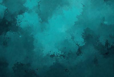 The primary subject of the image is a blue and white painting or drawing of a cloudy sky. The setting is a blue background, which complements the artwork. The visual style appears to be a combination of digital art and traditional painting techniques. The colors and mood of the image are predominantly blue and white, creating a serene and calming atmosphere.