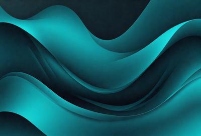 The primary subject of the image is a blue, flowing, and swirling pattern. The setting is a dark background, which contrasts with the vibrant blue color of the pattern. The visual style appears to be a digital art or illustration, as the pattern is intricate and detailed. The colors and mood of the image are predominantly blue, creating a sense of calmness and tranquility.