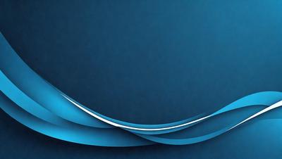 The primary subject of the image is a blue background with a wave-like pattern. The setting is a blue sky, and the visual style is a digital art or illustration. The dominant colors are blue and white, creating a calm and serene atmosphere.