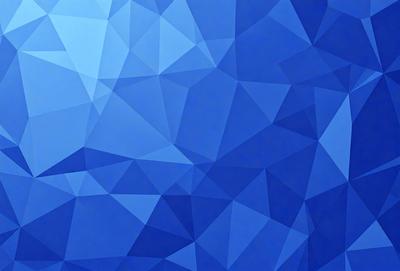 The primary subject of the image is a blue background with a geometric pattern. The setting is a blue sky, and the visual style is a digital art or illustration. The dominant colors are blue and white, creating a calm and serene atmosphere.