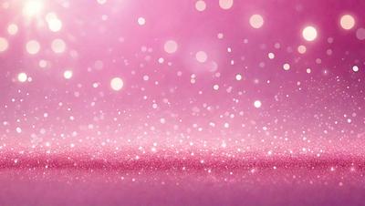 The primary subject of the image is a pink background with a pattern of white sparkles or glitter. The setting is a pink background, and the visual style appears to be a digital art or illustration. The dominant colors are pink and white, creating a warm and luminous atmosphere.