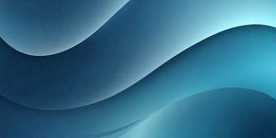 The primary subject of the image is a blue and white wave pattern. The setting is a blue background, and the visual style appears to be a digital art or illustration. The dominant colors are blue and white, creating a calm and serene atmosphere.
