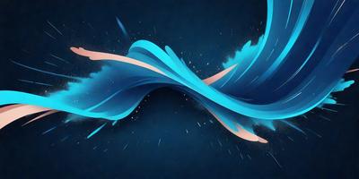 The primary subject of the image is a blue and white swirl, which appears to be a digital art or illustration. The setting is a dark blue background, creating a contrasting and dramatic effect. The visual style is artistic and creative, with the swirl being the main focus of the image. The colors and mood are predominantly dark and moody, with the blue swirl standing out against the dark background.