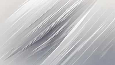 The primary subject of the image is a close-up of a silver metal surface, which appears to be a metal sheet or a piece of metal art. The setting is a room with a gray background, and the visual style is a combination of a photo and digital art. The colors and mood of the image are predominantly silver and gray, creating a modern and sleek atmosphere.