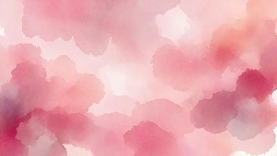 The primary subject of the image is a pink flower, which is the main focus of the scene. The setting is a pink background, which creates a warm and inviting atmosphere. The visual style of the image is a watercolor painting, giving it a unique and artistic appearance. The dominant colors in the image are pink and white, which contribute to the overall mood of the painting.