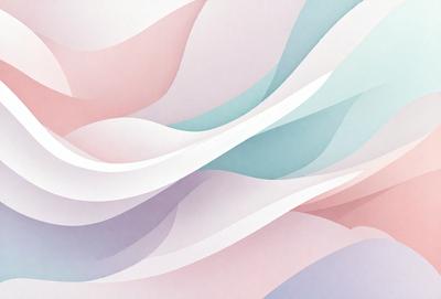 The primary subject of the image is a large, colorful, and abstract painting. The painting features a mix of pink, blue, and white colors, creating a vibrant and dynamic visual effect. The setting is a white wall, which serves as a clean and uncluttered backdrop for the painting. The visual style of the painting is a combination of digital art and illustration, giving it a modern and artistic appearance. The overall atmosphere of the painting is lively and energetic, capturing the viewer'