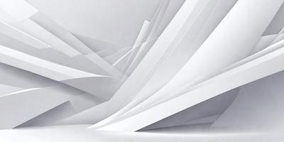 The primary subject of the image is a white paper with a creative design, possibly a sculpture or a piece of art. The setting is a white background, which provides a clean and minimalist appearance. The visual style is a combination of digital art and illustration, as the paper appears to be digitally manipulated or drawn. The colors and mood of the image are predominantly white, giving it a clean and modern feel.