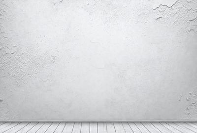The primary subject of the image is a white wall with a white frame. The setting is a room with a white floor. The visual style is a photo of a white wall. The colors and mood are predominantly white, giving the image a clean and minimalist appearance.