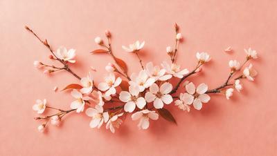 The primary subject of the image is a bouquet of pink flowers. The flowers are arranged in a vase, creating a beautiful and elegant display. The setting is a pink background, which adds a warm and inviting atmosphere to the scene. The visual style of the image is a close-up of the flowers, allowing the viewer to appreciate the details and beauty of the bouquet. The colors and mood of the image are predominantly pink, which evokes feelings of love, warmth, and happiness.