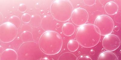 The primary subject of the image is a pink background with a pattern of bubbles. The setting is a pink background, and the visual style is a digital art or illustration. The dominant colors are pink and white, creating a warm and inviting atmosphere.