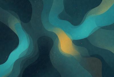 The primary subject of the image is a blue and yellow swirl pattern, which is the main object, scene, or focus of the image. The setting or background is a dark blue sky, and the visual style is a digital art or illustration. The dominant colors are blue and yellow, and the overall atmosphere is vibrant and dynamic.