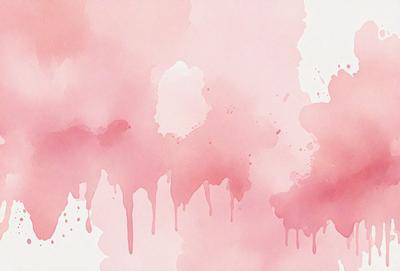 The primary subject of the image is a pink background with a splash of red paint. The setting is a white surface, which provides a clean and contrasting backdrop for the pink and red paint. The visual style is a combination of digital art and illustration, creating a unique and artistic appearance. The colors and mood of the image are predominantly pink and red, giving it a warm and vibrant atmosphere.