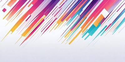 The primary subject of the image is a colorful, abstract design featuring a mix of yellow, blue, and orange colors. The setting is a white background, which provides a clean and minimalist appearance. The visual style is a combination of digital art and illustration, creating a vibrant and dynamic pattern. The overall atmosphere is lively and energetic, with the colors and design elements working together to create a captivating and engaging visual experience.