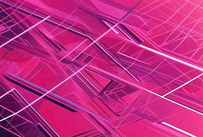 The primary subject of the image is a colorful, abstract artwork featuring a mix of pink, blue, and white colors. The setting is a pink background, which adds to the vibrant atmosphere of the artwork. The visual style appears to be a combination of digital art and illustration, creating a unique and eye-catching piece. The colors and mood of the artwork are lively and energetic, making it an engaging and captivating piece of art.