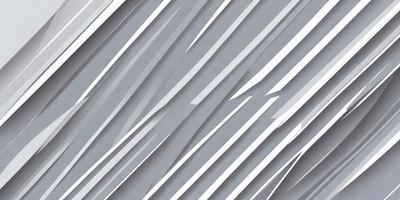 The primary subject of the image is a pattern of white and gray stripes. The setting is a gray background, which creates a contrast with the stripes. The visual style is a combination of digital art and illustration, as the stripes are created using a digital tool. The colors and mood of the image are predominantly white and gray, giving it a clean and minimalist appearance.