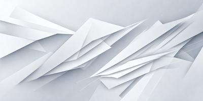 The primary subject of the image is a white paper cutout of a mountain. The setting is a white background, which provides a clean and minimalist appearance. The visual style is a combination of digital art and illustration, as the paper cutout is skillfully crafted to resemble a mountain. The colors and mood of the image are predominantly white, giving it a clean and serene atmosphere.