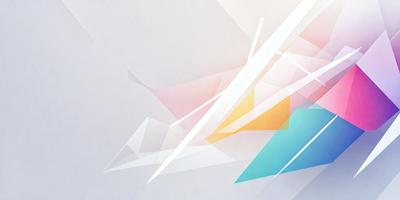 The primary subject of the image is a geometric pattern made up of triangles and squares. The pattern is displayed on a white background, giving it a clean and modern appearance. The visual style of the image is a combination of digital art and illustration, as it features a well-defined and intricate design. The dominant colors in the image are blue, yellow, and white, creating a vibrant and lively atmosphere.