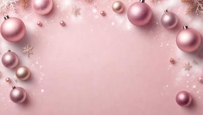 The primary subject of the image is a pink background with a pattern of pink and white balls. The setting is a pink wall, and the visual style is a digital art. The dominant colors are pink and white, creating a warm and inviting atmosphere.