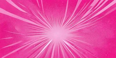 The primary subject of the image is a bright pink light, which appears to be a neon light or a light source with a pink hue. The setting is a pink background, which complements the pink light. The visual style of the image is a combination of a photo and a digital art or illustration, as it captures the light source and its reflection on the pink background. The colors and mood of the image are predominantly pink, creating a warm and inviting atmosphere.