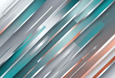 The primary subject of the image is a patterned background featuring a mix of blue, orange, and white colors. The setting is a gray and white background, which creates a contrasting effect with the colored pattern. The visual style of the image is a combination of digital art and illustration, giving it a unique and artistic appearance. The overall atmosphere of the image is vibrant and dynamic, with the colorful pattern and contrasting background creating a visually engaging scene.
