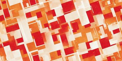 The primary subject of the image is a red and white patterned background. The setting is a red and white checkered pattern, which creates a visually striking and bold atmosphere. The visual style of the image is a combination of digital art and illustration, giving it a unique and artistic appearance. The dominant colors in the image are red and white, which create a bold and vibrant mood.