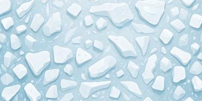 The primary subject of the image is a white rock wall with a blue background. The visual style is a digital art or illustration, creating a unique and interesting pattern. The colors and mood of the image are predominantly white and blue, giving it a clean and calming atmosphere.