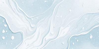 The primary subject of the image is a white, textured surface with a blue background. The setting appears to be a water-like environment, possibly a swimming pool or a waterfall. The visual style of the image is a combination of digital art and illustration, creating a unique and artistic representation of the scene. The dominant colors in the image are white and blue, giving it a clean and calming atmosphere.
