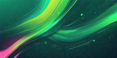 The primary subject of the image is a green and yellow swirl pattern, which is the main focus of the image. The setting is a dark background, which contrasts with the swirl pattern. The visual style is a digital art or illustration, as the swirl pattern is created using a computer or digital tools. The colors and mood of the image are predominantly green and yellow, giving it a vibrant and lively atmosphere.