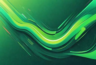 The primary subject of the image is a green and white abstract design. The setting is a green background, which complements the colors of the design. The visual style is a combination of digital art and illustration, creating a unique and eye-catching pattern. The dominant colors are green and white, giving the design a fresh and lively atmosphere.