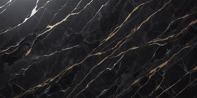 The primary subject of the image is a marble countertop with a black background. The countertop features a pattern of gold and black stripes, giving it a luxurious and elegant appearance. The visual style of the image is a close-up of the marble countertop, highlighting its intricate design and texture. The colors and mood of the image are predominantly black and gold, creating a sophisticated and timeless atmosphere.