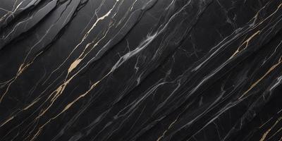 The primary subject of the image is a marble countertop with a gold-colored design. The setting is a kitchen, and the visual style is a close-up of the marble countertop. The colors and mood of the image are predominantly black and gold, giving it a luxurious and elegant appearance.