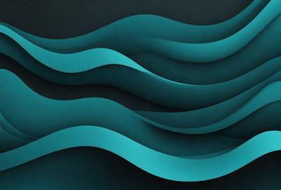 The primary subject of the image is a blue wave pattern, which is the main object, scene, or focus of the image. The setting or background is a dark blue surface, which adds to the overall atmosphere. The visual style of the image is a digital art or illustration, as it is a pattern or texture that is digitally created. The dominant colors in the image are blue and black, which contribute to a calm and serene mood.