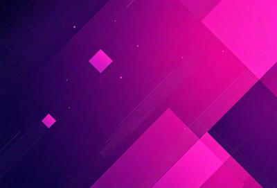 The primary subject of the image is a pink and purple geometric pattern. The setting is a dark background, which contrasts with the bright colors of the pattern. The visual style appears to be a digital art or illustration, as the pattern is intricate and well-defined. The dominant colors are pink and purple, creating a warm and vibrant atmosphere.