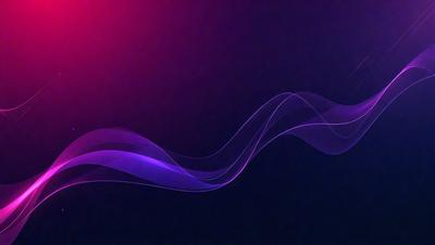 The primary subject of the image is a purple wave or a purple smoke-like pattern. The setting is a dark blue background, which creates a contrasting effect with the purple wave. The visual style appears to be a digital art or illustration, as the purple wave is depicted in a smooth and flowing manner. The colors and mood of the image are predominantly purple, creating a sense of calmness and tranquility.
