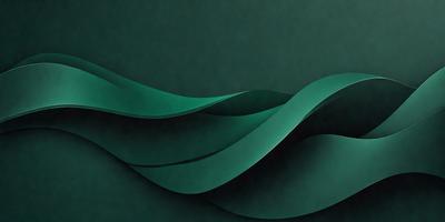 The primary subject of the image is a green wave, which is the main focus of the scene. The setting is a dark green background, creating a contrasting effect with the wave. The visual style of the image is a digital art or illustration, as it appears to be a pattern or texture. The dominant colors in the image are green and dark green, giving the scene a calm and serene atmosphere.