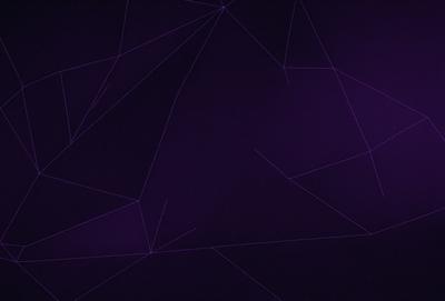 The primary subject of the image is a purple background with a geometric pattern. The setting is a dark room, and the visual style appears to be a digital art or illustration. The dominant colors are purple and black, creating a moody and mysterious atmosphere.