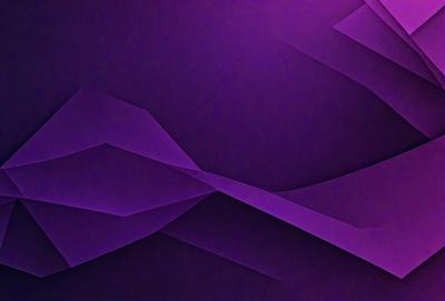 The primary subject of the image is a purple background with a pattern of triangles. The setting is a dark room, and the visual style appears to be a digital art or illustration. The dominant colors are purple and black, creating a moody and dramatic atmosphere.