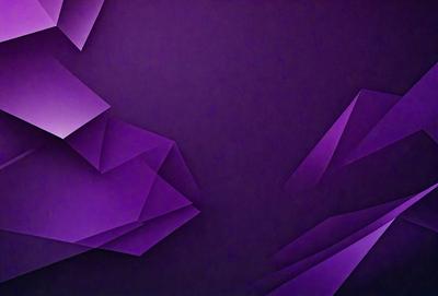 The primary subject of the image is a purple background with a geometric pattern. The setting is a dark room, and the visual style appears to be a digital art or illustration. The dominant colors are purple and black, creating a moody and artistic atmosphere.