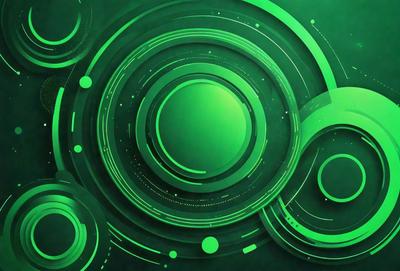 The primary subject of the image is a green and white circle, which is the main object, scene, or focus of the image. The setting/background features a green and white pattern, which adds to the overall atmosphere of the image. The visual style of the image is digital art, as it is a digital illustration. The colors and mood of the image are predominantly green and white, creating a calm and serene atmosphere.