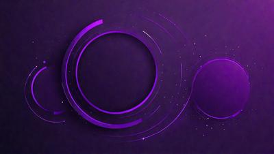 The primary subject of the image is a purple circle, which is the main object, scene, or focus of the image. The setting or background is a purple surface, and the visual style appears to be a digital art or illustration. The colors and mood of the image are predominantly purple, creating a calm and serene atmosphere.