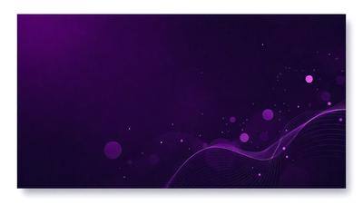 Purple background with purple and white swirls.