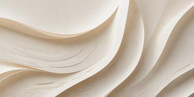 The primary subject of the image is a stack of white paper. The setting is a room with a wall, and the visual style is a close-up of the paper. The colors and mood of the image are predominantly white, giving it a clean and simple appearance.
