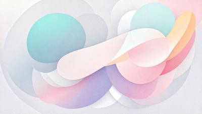 The primary subject of the image is a colorful, abstract artwork featuring a combination of pink, blue, and white colors. The setting is a white background, which provides a clean and minimalist appearance. The visual style is a mix of digital art and illustration, creating a unique and eye-catching design. The overall atmosphere is vibrant and lively, with the artwork's colors and patterns evoking a sense of energy and creativity.