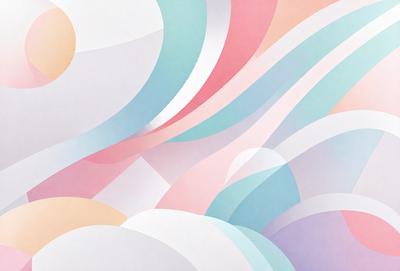The primary subject of the image is a colorful, abstract design featuring a mix of pink, blue, and white colors. The setting is a white background, which provides a clean and minimalist appearance. The visual style is a combination of digital art and illustration, creating a unique and eye-catching pattern. The overall atmosphere is vibrant and lively, with the colors and patterns evoking a sense of energy and creativity.