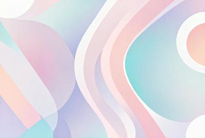 The primary subject of the image is a colorful, abstract design featuring a mix of pink, blue, and white colors. The setting is a white background, which provides a clean and minimalist appearance. The visual style is a combination of digital art and illustration, creating a unique and eye-catching pattern. The overall atmosphere is vibrant and lively, with the colors and design elements working together to create a captivating and dynamic image.